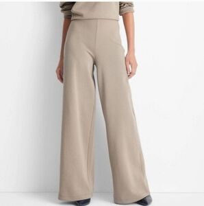 Women's High Rise Wide Leg Knit Pants - Future Collective Brown XL
